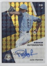 2021 Panini Mosaic Rookie Gold Prizm 7/10 Luis Patino #RAM-LP Auto 0b2