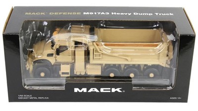 FIRST GEAR #50-3495 MACK DEFENSE TAN M917A3 HEAVY DUMP TRUCK *1:50 Scale * MIB*