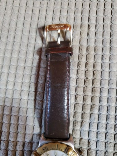 Bulova Caravelle Men's Navigator Watch Brown Leather Band Round Face Glow Hands - Picture 5 of 6
