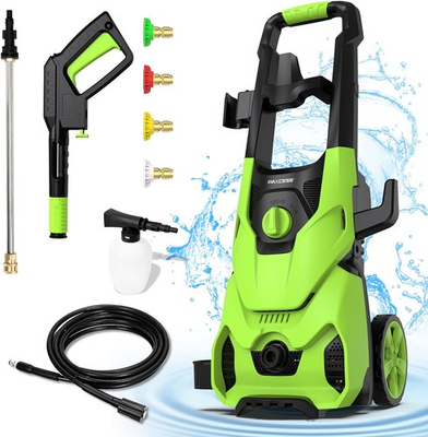 #ad PAXCESS Electric High Pressure Power Washer Cleaner 2150 PSI 1.6 GPM Green $79.46