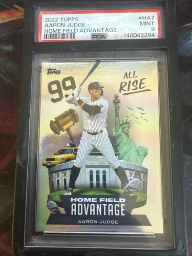 2022 Topps Series 1 - Home Field Advantage Aaron Judge #HA-7 PSA 9