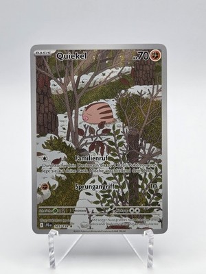 Quiekel 165/159 JTG Illustration Rare Pokemon Karte Reisegefährten Near Mint