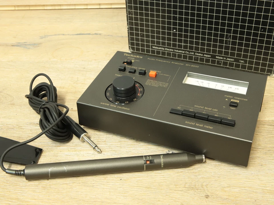 Technics Audio Frequency Analyzer SH-8000 OVP Defekt, Not Working. - Bild 2 von 4