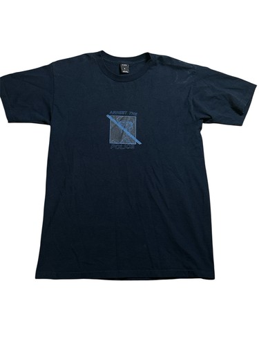 10.Deep Arrest The Police T Shirt Size Small Navy Blue Double Sided Made In USA