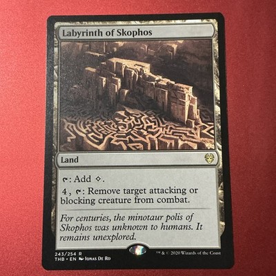1x Labyrinth of Skophos (243) Theros Beyond Death LP MTG Magic 
