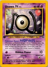 Unown [N] 50/75 Uncommon Neo Discovery Pokemon 1st Edition Near Mint on eBay