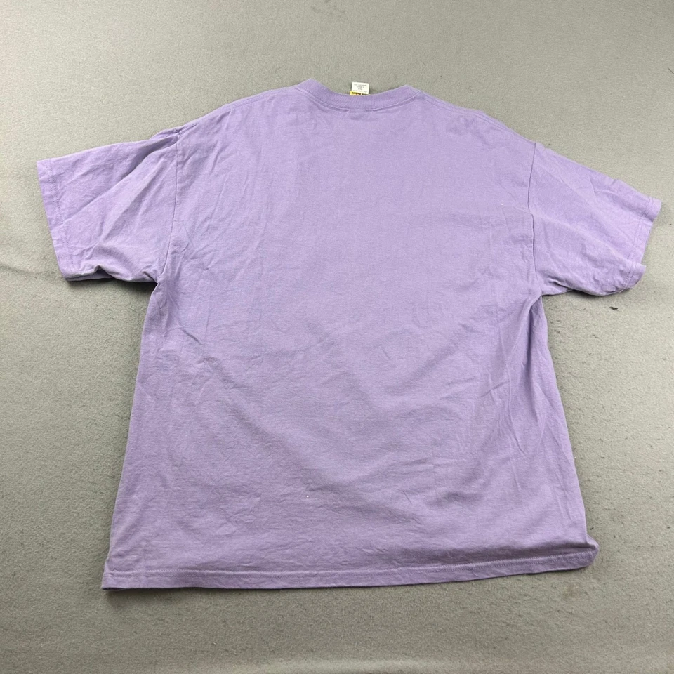 Camisa De Colección Big Dogs Para Hombres XL Púrpura Manga Corta Camiseta Its Five O Clock Somewhere Foto 4 de 4