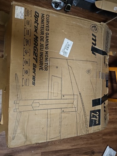 MSI Optix Mag27 Series 27" FHD Curved Gaming Monitor, 165Hz, 1ms PARTS ONLY - 第 11/12 張圖片