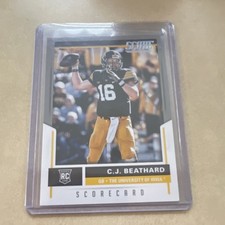 Panini 2017 Score C.J. Beathard Rookie Scorecard #401 Iowa Hawkeyes