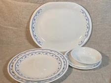 Retired CORELLE MORNING BLUE  Replacement Dinnerware (2114)