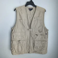 5.11 Tactical Series Shooting Vest Men's L Khaki 80001 Concealed Carry Hunting