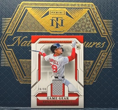 2025 Panini National Treasures - Kristian Campbell - #GGS-KC Red Game Gear 24/99