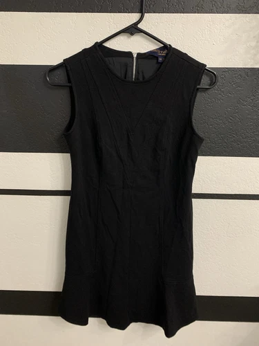 LOUIS VUITTON（LV） Abito Louis Vuitton Uniformi Taglia 34 4 Nero Lunghezza Ginocchio