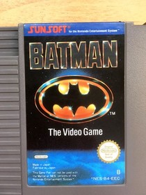 BATMAN THE VIDEO GAME - CARTOUCHE SEULE 100% ORIGINALE NINTENDO NES PAL B EEC