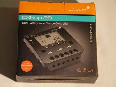 phocos - CXNup 20 - 2B Dual-Battery Solar Charge Controller - neu in OVP