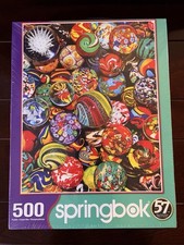 2020 SPRINGBOK MARBLE MADNESS-NEW SEALED 500 pc Puzzle Colorful Marbles