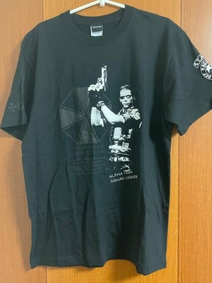 Resident Evil Wesker S.T.A.R.S. T-shirt size L Wesker Apparel shirt from JAPAN