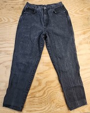Vintage Gitano Jeanswear Black Denim Mom Jeans Womens 18 Regular 32 x 30