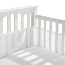 Breathable Mesh Liner Full-Size Cribs Classic 3mm Mesh White Size 4FS Covers 3/4