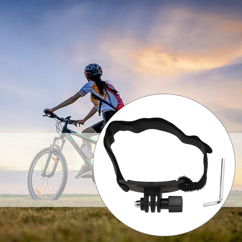 Head Light Mount Plastic Torch Lamp Rack Bicycle Accessories Black Helmet Mount