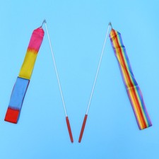 4 PC Rhythmic Gymnastics Equipment Dance Performance Props Athletic Ribbon