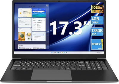 SGIN 17.3'' FHD Laptop Notebook-Intel i3-5005U Up to 2.0 GHz 128GB memory 4GB RAM