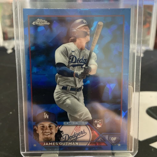 2023 Topps Chrome Sapphire James Outman RC Los Angeles Dodgers #395