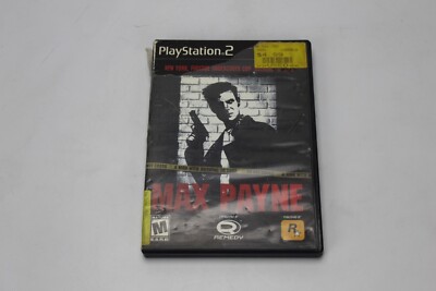 Max Payne (PlayStation 2, 2001) PS2 Complete Game Read Description