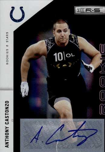 2011 Rookies & Stars #161 Anthony Castonzo Rookie Auto Holofoil #/300 Colts