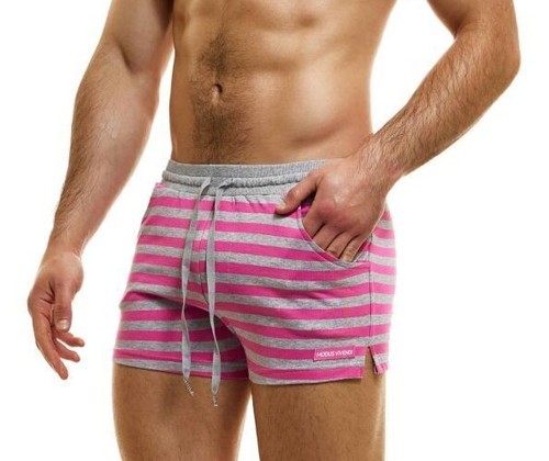 Modus Vivendi Exclusive Shorts Slim Fit Adjustable Drawstrings Fushia 23221 - Picture 1 of 4