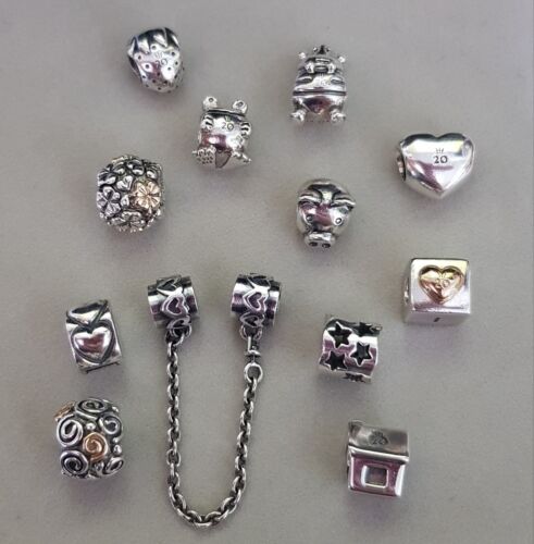 Genuine Pandora 20th anniversary Full set 12 Charms, certificates & Jewelry Box - Bild 3 von 13