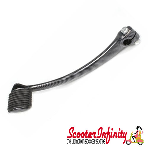 Palanca de pedal Kickstart (aspecto de carbono) (rango Vespa P / PX / PX MY / Cosa / LML) - Imagen 1 de 1