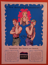 32. Swatch Twinphone Telefon Werbeanzeige Werbung Reklame 1993