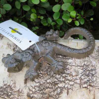 Salamander Gecko Echse Gusseisen Eidechse Gartentiere Molch Lurch 200595
