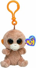 Ty Beanie Boos    TANGERINE the Monkey 1st Gen 3" Clip Solid Eyes New MWMT's