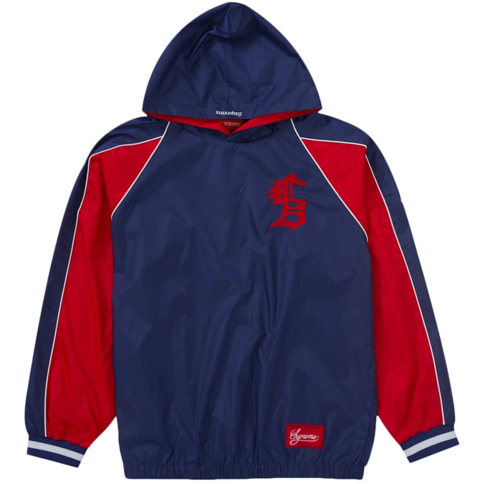 Pull à capuche bleu/rouge Supreme Warm Up Medium