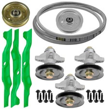 Caltric 918-04129 Deck Spindles Pulleys With Belt For Cub Cadet LT 1050 50"
