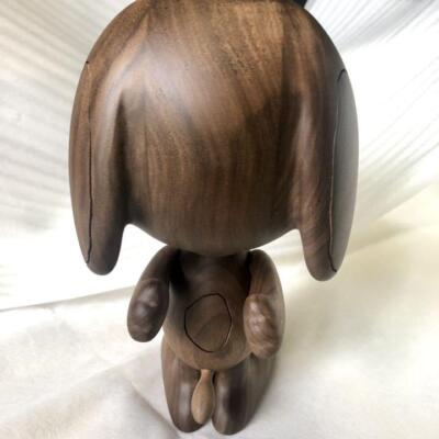 Karimoku Snoopy Collab 70th Anniv Walnut Wooden 100 Limited