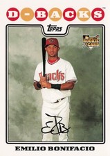 Emilio Bonifacio Rookie Topps 2008 Baseball Card #259