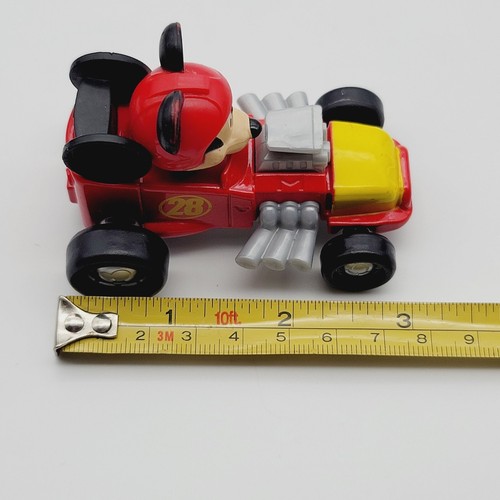 2016 Mattel Mickey’s Hot Rod Disney Junior Roadster Racers Red Diecast Car Toy - Picture 5 of 6