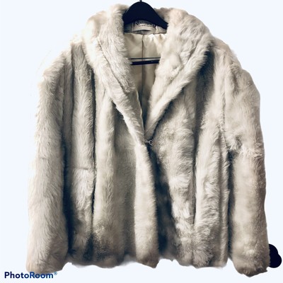 vintage faux fur stole