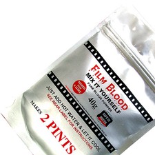 Fake Blood, Makes over 2 Pints, DIY Powder, Stage Film by FILMBLOOD Mouth Safe