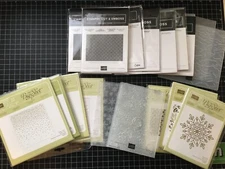 Stampin Up Sizzix Embossing Folders - PICK ONE RETIRED