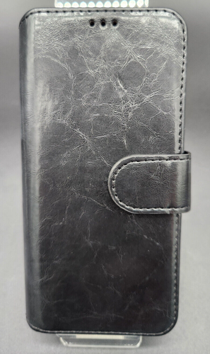 Samsung Galaxy S9 Leder Wallet Handyhülle S9 Handyhülle Schwarz NEU - Bild 1 von 10