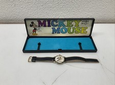 Vintage 1970s Bradley Time Disney Mickey Mouse Watch in Original Case