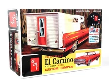 1:25 AMT Chevelle EL CAMINO Pickup Custom Camper PLASTIC MODEL KIT *SEALED*