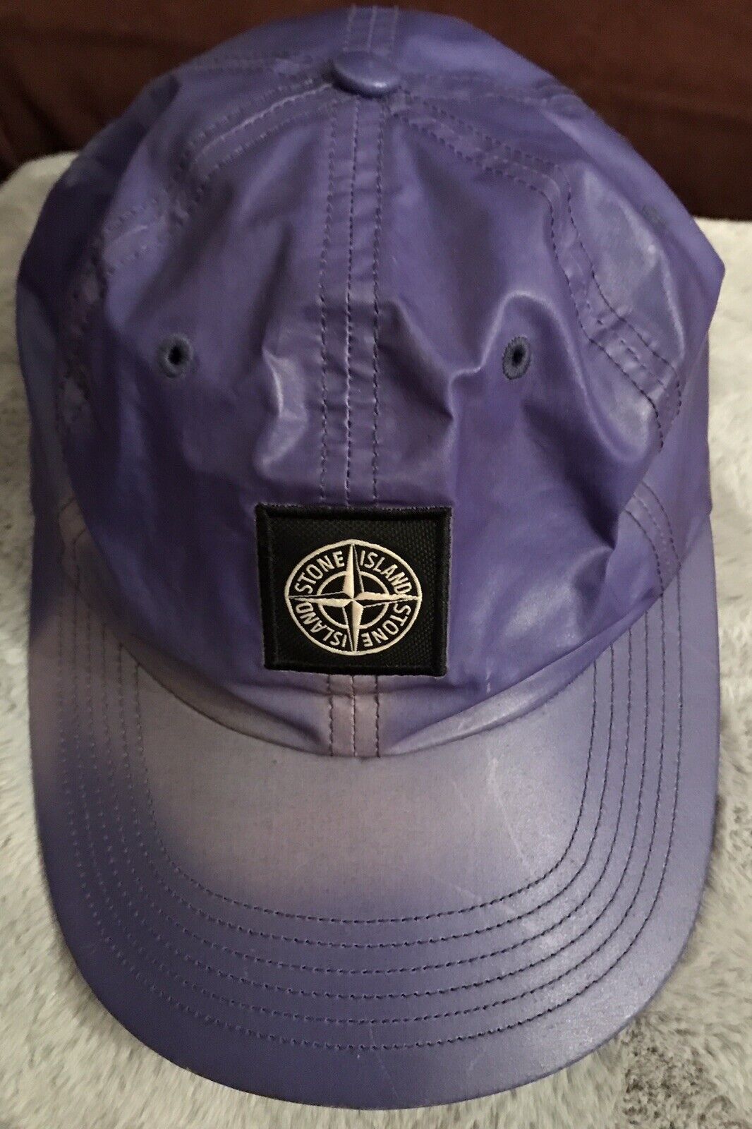 Supreme x Stone Island Heat Reactive Hat Authentic Purple And Rare