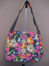 NWT VERA BRADLEY Multicolor JAZZY BLOOMS Messenger Diaper Bag 118