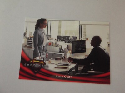 DC Comics Supergirl ''LUCY QUIT?'' #55 Trading Card - TV
