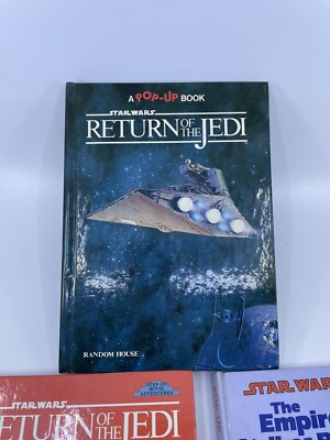 Star Wars Vintage 1983 Pop-up Books; Return Of Jedi, Empire